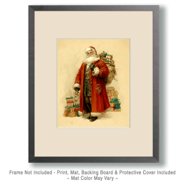 Antique Style Santa Clause Art