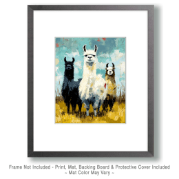 Three Alpacas Art