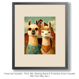 Alpaca Gothic Art