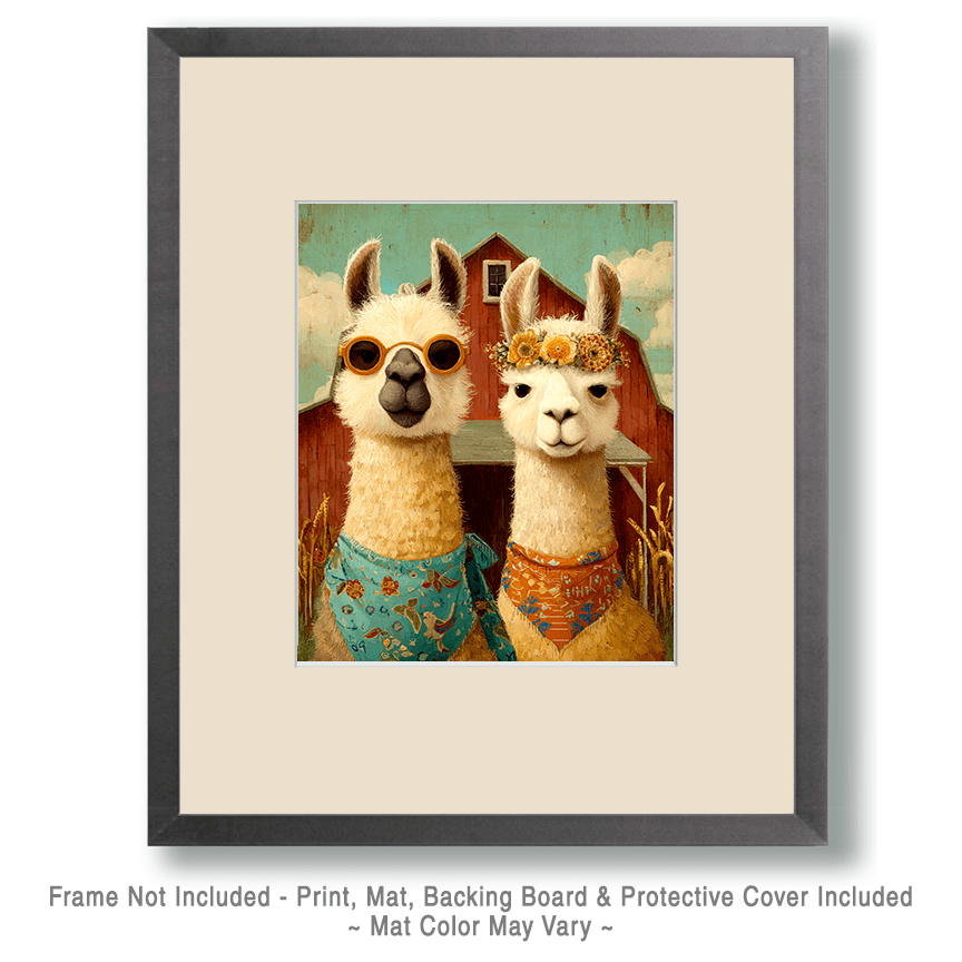Alpaca Gothic Art
