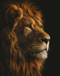 African Lion Portrait