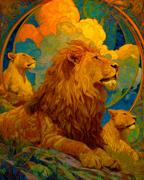 Luministic African Lion