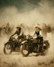 Motorcycles & Bison