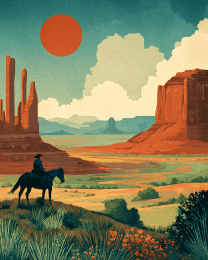 Monument Valley Cowboy