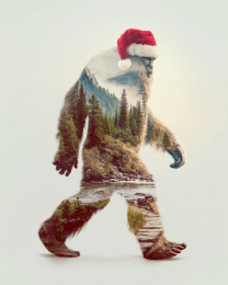 Bigfoot Santa Claus Mountain Inclusion