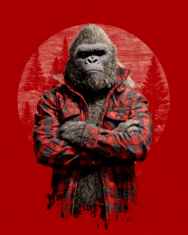 Buffalo Plaid Bigfoot