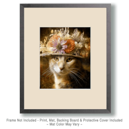 Priscilla - Cats in Hats Art