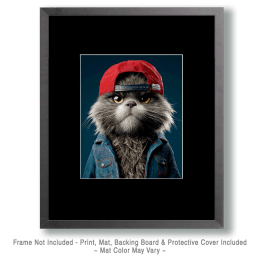 Bruce - Cats in Hats Art
