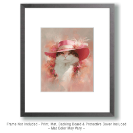 Southern Belle - Cats in Hats Art
