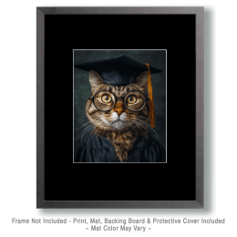 The Graduate - Cats in Hats Art