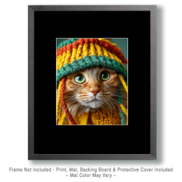 Rasta Ron - Cats in Hats Art