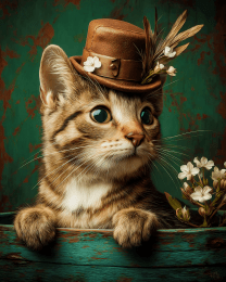 Veronica - Cats in Hats
