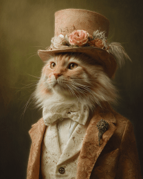 Sir Finicky - Cats in Hats