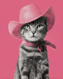 Cowgirl Casey - Cats in Hats