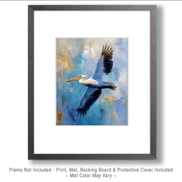 Pelican Flying Art