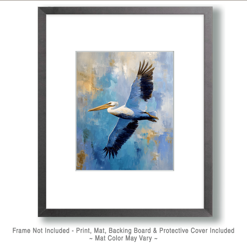 Pelican Flying Art