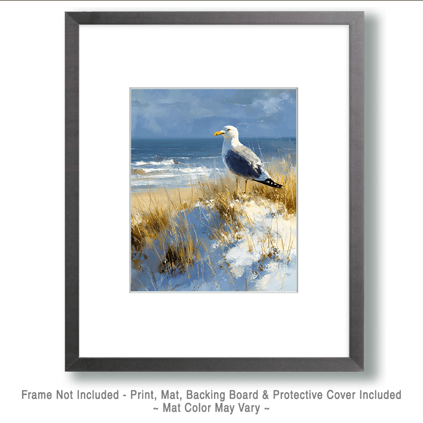 Lone Seagull Art