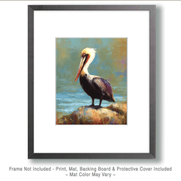 Single Pelican Art