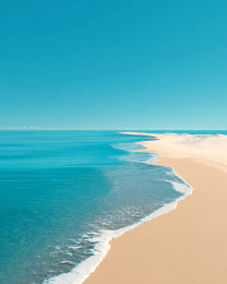 Minimalist Ocean Beach View