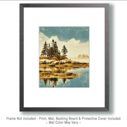 Maine Coastline Art