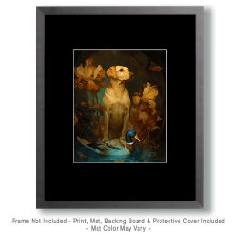 Golden Labrador Art