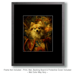 Pomeranian in a Handbag Art