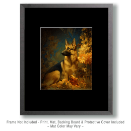 German Shepherd Art
