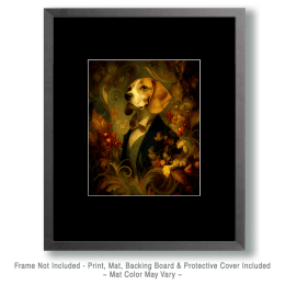 Beagle Gentleman Art