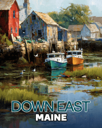 Down East Maine Boats at Low Tide