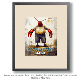 Down East Maine Lobsterman Art