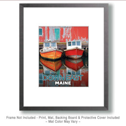 Down East Maine Boats Art