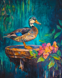 Bright Duck Still-Life