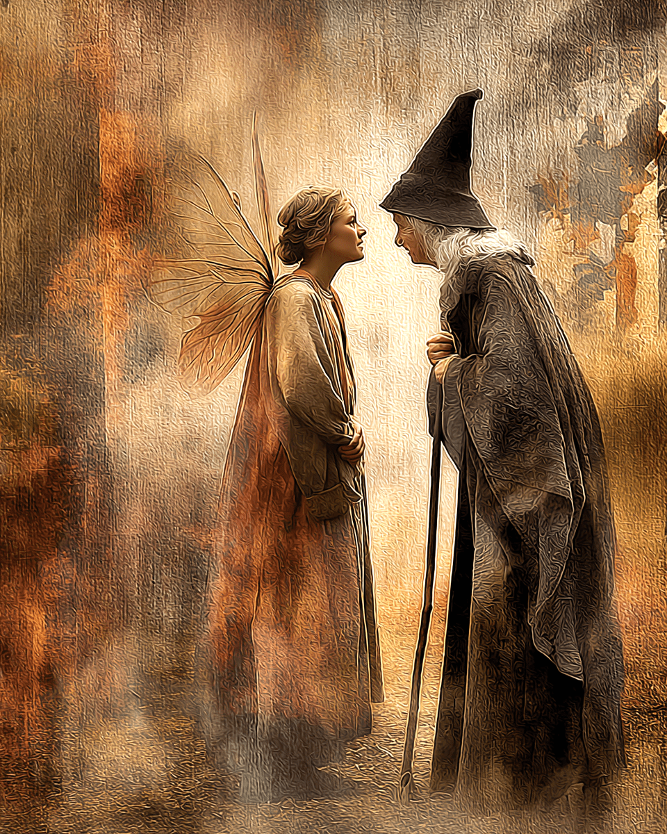 Fairy with Wise Witch