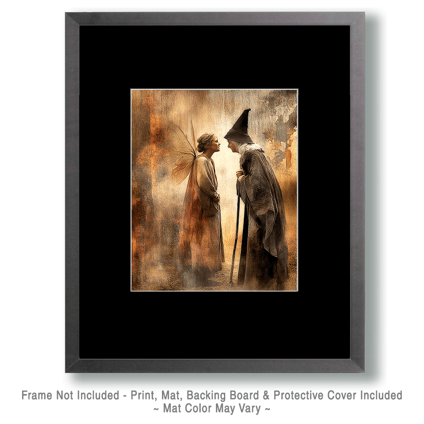 Fairy with Wise Witch Art