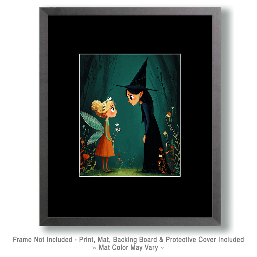 Fairy with Flowers for Witch Art