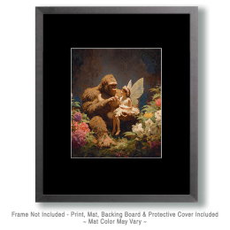 Bigfoot Helps Fairy Art