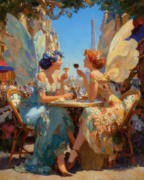 Fairy Meetup Over Wine in Paris