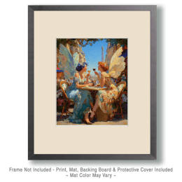 Fairy Meetup Over Wine in Paris Art