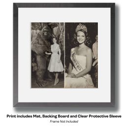 Bigfoot and Beauty Queen art print