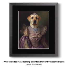 Duchess Giselle, the Golden Labrador Retriever art print