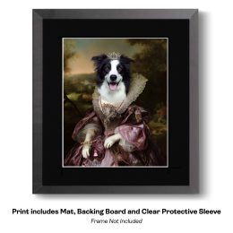 Ladyship Laura the Border Collie art print