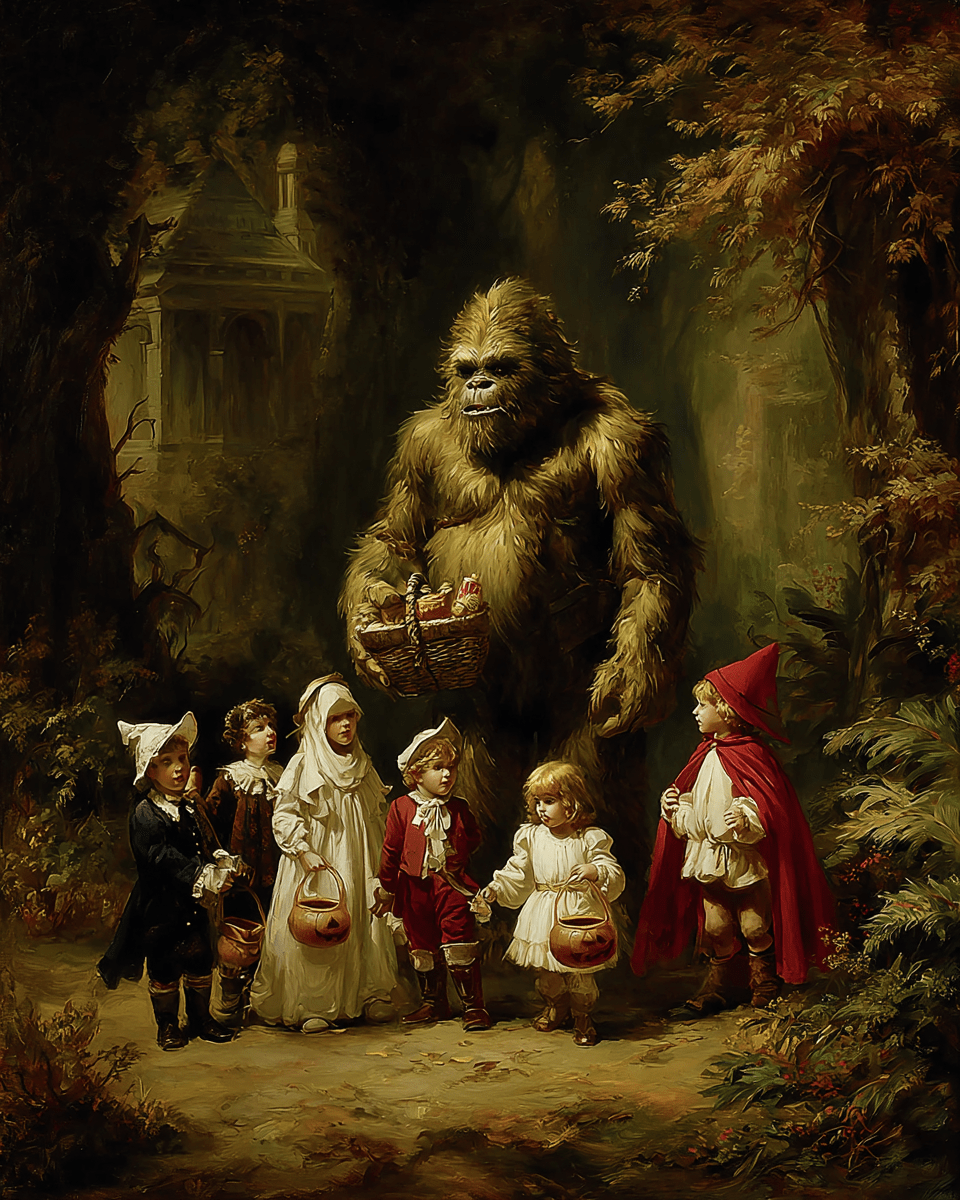 Vintage Bigfoot Halloween