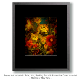 Jaguar Family Portrait Art