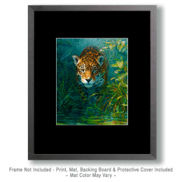 Jaguar on the Hunt Art