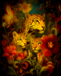 Jaguar Family Portrait