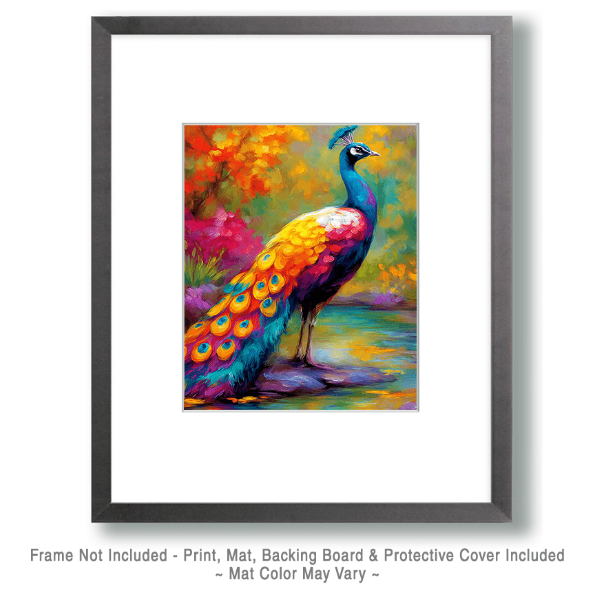 Stylized Peacock Art