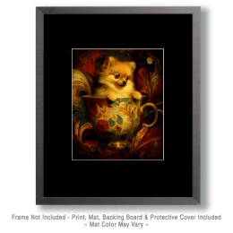 Sweet Pomeranian Puppy Art