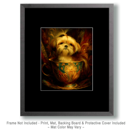 Shih Tzu Puppy Art