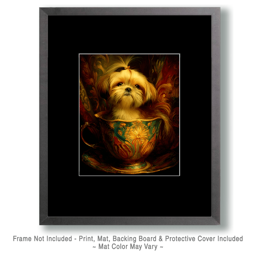 Shih Tzu Puppy Art