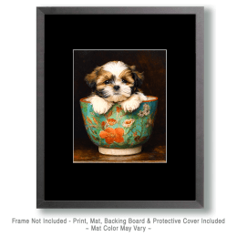 lil Shih Tzu Puppy Art